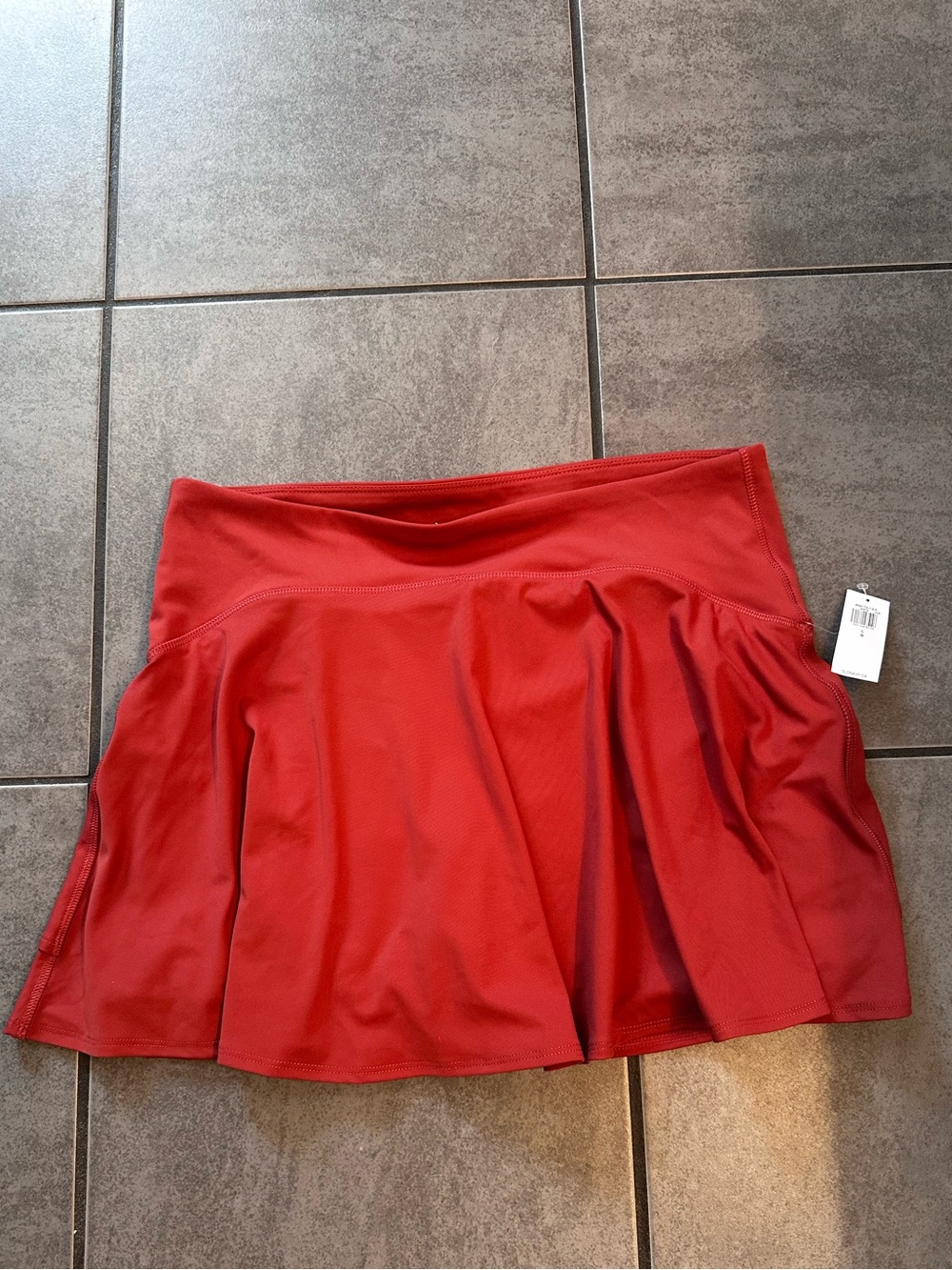 Old Navy burnt orange athletic skort with Wide Waistband